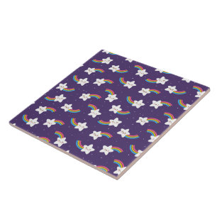 Carreaux Rainbow Stars