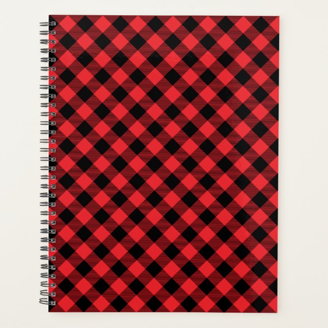 Carreaux Rouge Noir Buffalo (Devant)