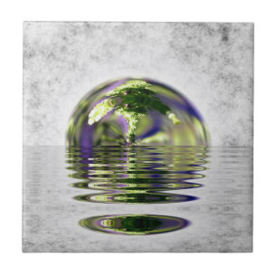 Carreaux surréalistes flottants Bonsai Tree