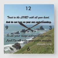 3:5 de proverbes - horloge 6 ! Faites confiance au