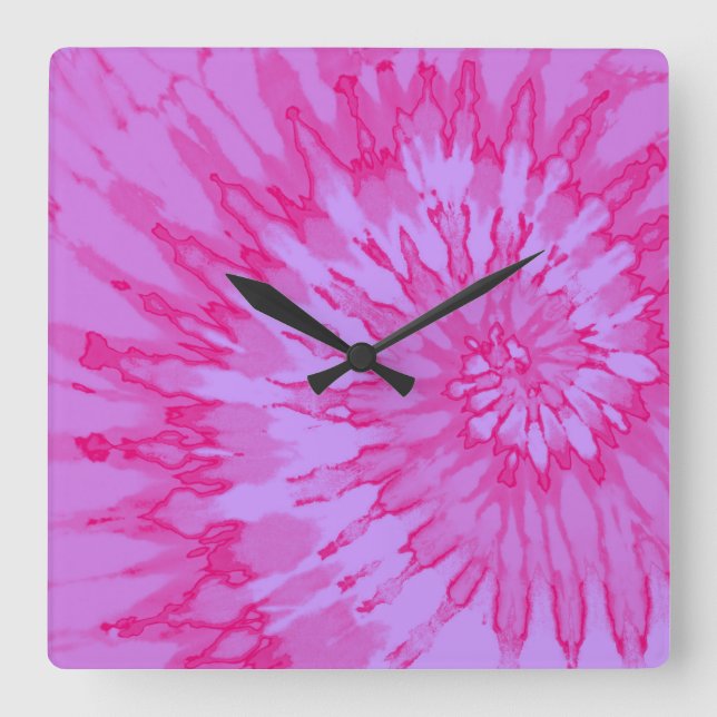 Carrée Boublegum Rosé Tie Tie Horloge (Recto)