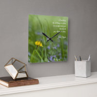 Dandelion Dreams Wall Art / Horloge