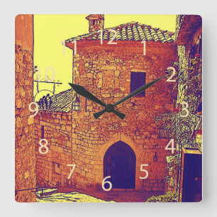 Carrée Eze, horloge de cuisine de la Provence