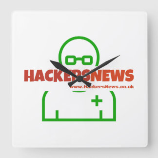 Carrée Hackers News Horloge Avec Notre Site