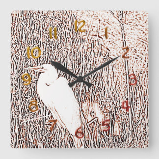 Carrée Horloge - Aiguille en herbe
