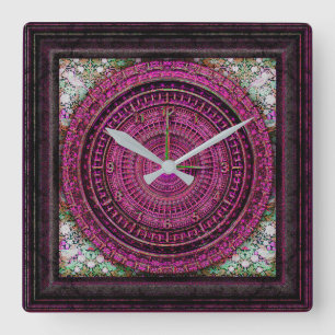 Carrée Horloge baroque victorienne