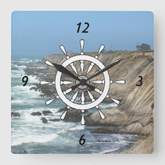 Carrée Horloge - Barre du navire