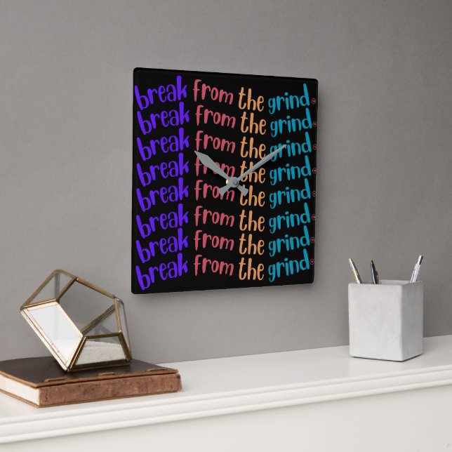 Carrée Horloge BFTG de 8 lignes (Bureau)