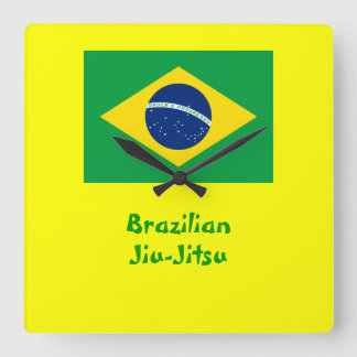 Carrée Horloge brésilienne Jiu-Jitsu (BJJ)