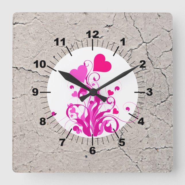 Carrée Horloge cardiaque (Recto)