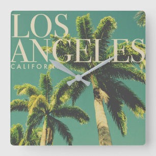 Carrée Horloge Carré de Los Angeles