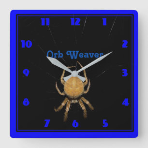 Carrée Horloge Carré du Kansas Orb Weaver