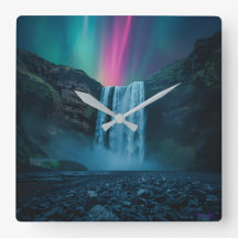 Horloge Céleste Cascade - Majestic Aurora