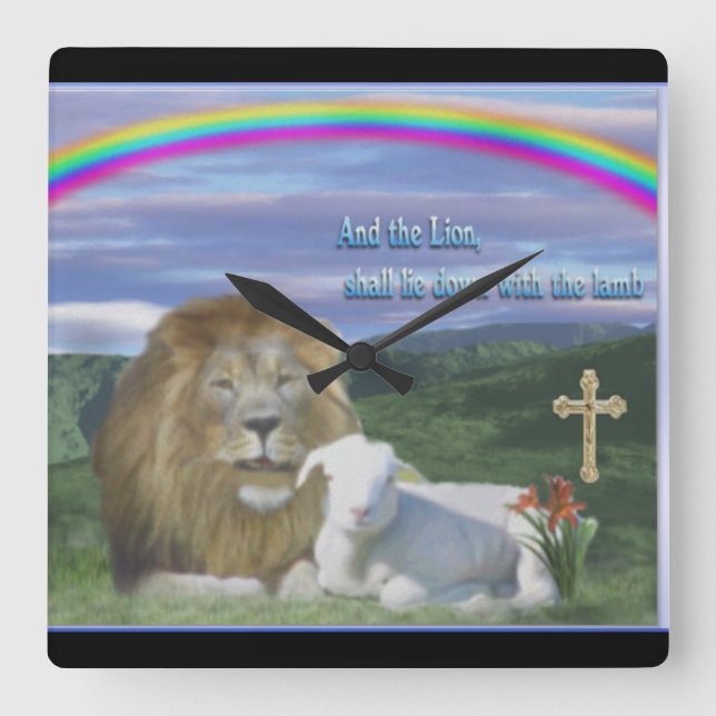 Carrée Horloge chrétienne (Recto)