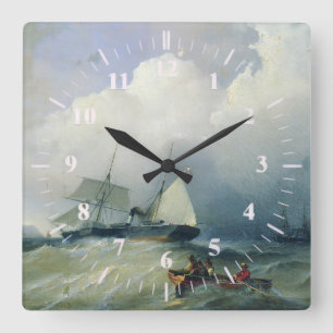 Carrée Horloge de bataille marine