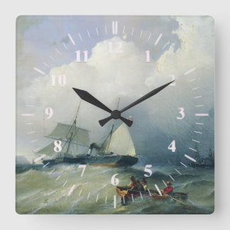 Carrée Horloge de bataille marine