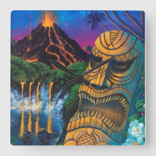 Carrée Horloge de Dieu de Tiki