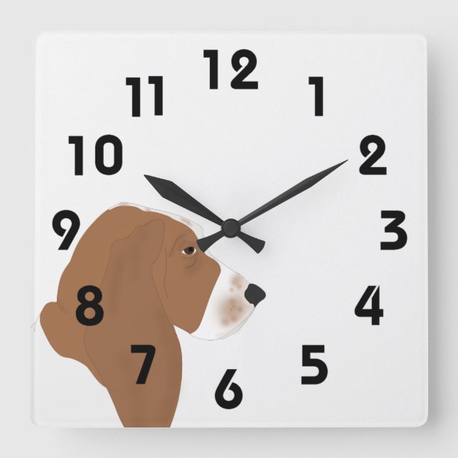 Carrée Horloge de la boucle (Recto)