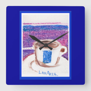 Carrée Horloge de LaVazza