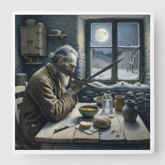 Carrée Horloge de l'ermite (Recto)