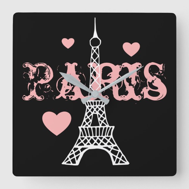 Carrée Horloge de Paris  (Recto)