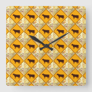 Carrée horloge de passage
