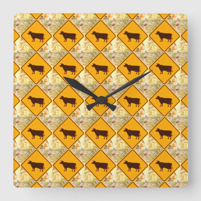 Carrée horloge de passage des bovins (Recto)