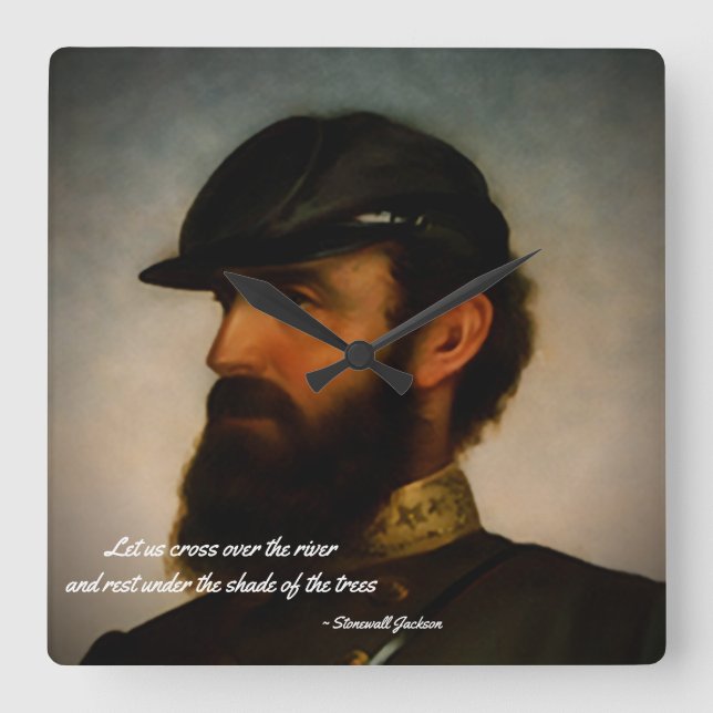 Carrée Horloge de Stonewall Jackson (Recto)