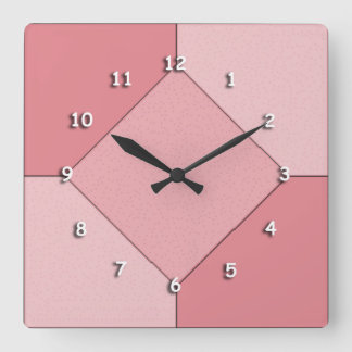 Carrée Horloge - Diamant sur Carrés