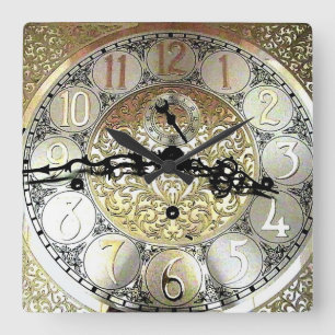 Carrée Horloge du grand-père Carré