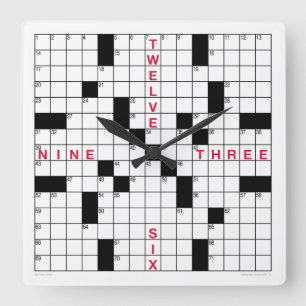 Carrée Horloge du mot de passe avec puzzle téléchargeab