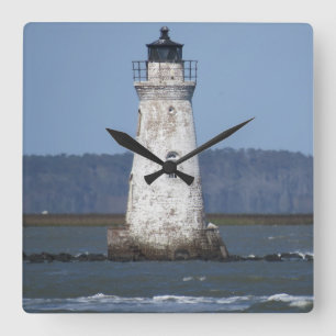 Carrée horloge du phare de cockspur