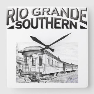 Carrée Horloge du sud de logo de Rio Grande