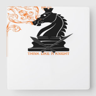 Carrée Horloge en Acrylique