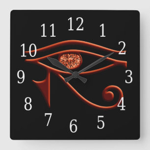 Carrée Horloge Fière De L'Oeil D'Horus
