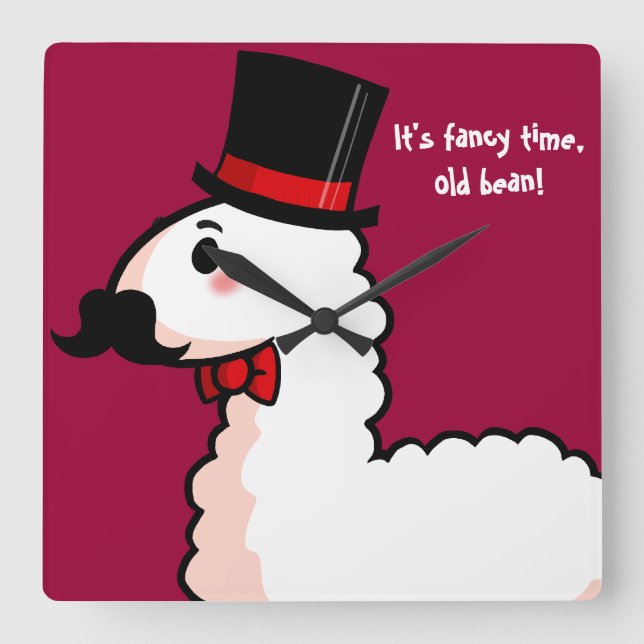 Carrée Horloge flamande fantaisie (Recto)