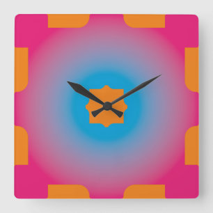 CARRÉE HORLOGE GÉOMÉTRIQUE 24 PAR MASANSER PIXELAT