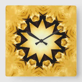 Carrée Horloge Golden Love_Wall