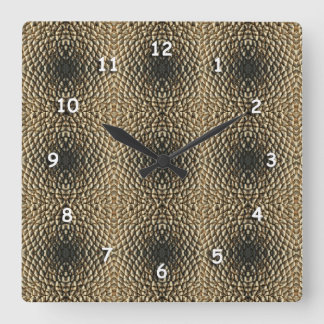 Carrée Horloge - Graines de tournesol grillées