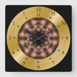 Carrée Horloge horaire ~ Déviation horaire fractale ~ Cha