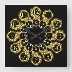 Carrée Horloge horaire ~ Espace/Continuum horaire ~