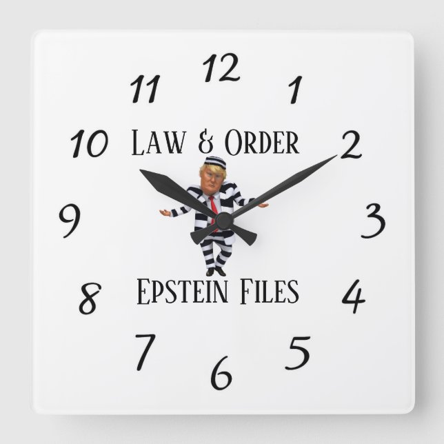 Carrée Horloge Law & Order (Recto)
