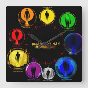 Carrée Horloge Ma Bundu