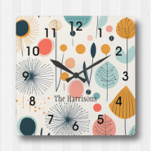 Horloge MCM Rétro Botanique