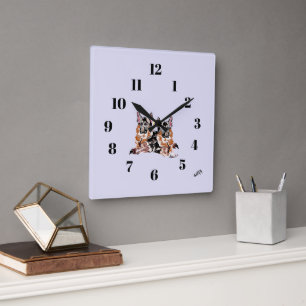 Carrée Horloge : Meilleur Ami .