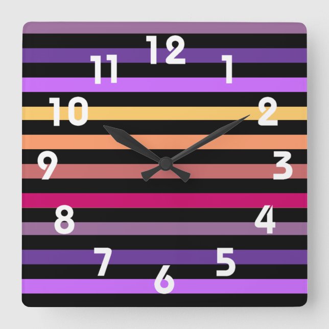 Carrée Horloge Parquet (Recto)