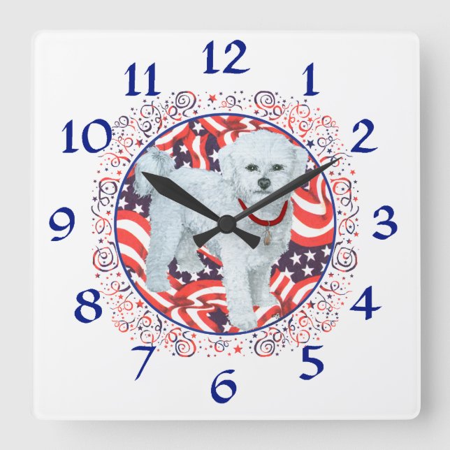 Carrée Horloge patriotique maltaise (Recto)