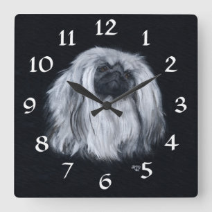 Carrée Horloge Pékinois