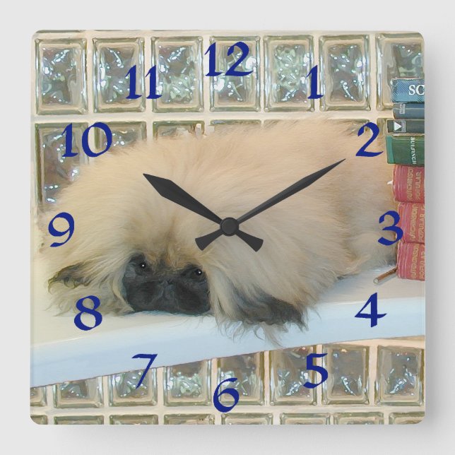 Carrée Horloge Pékinois (Recto)