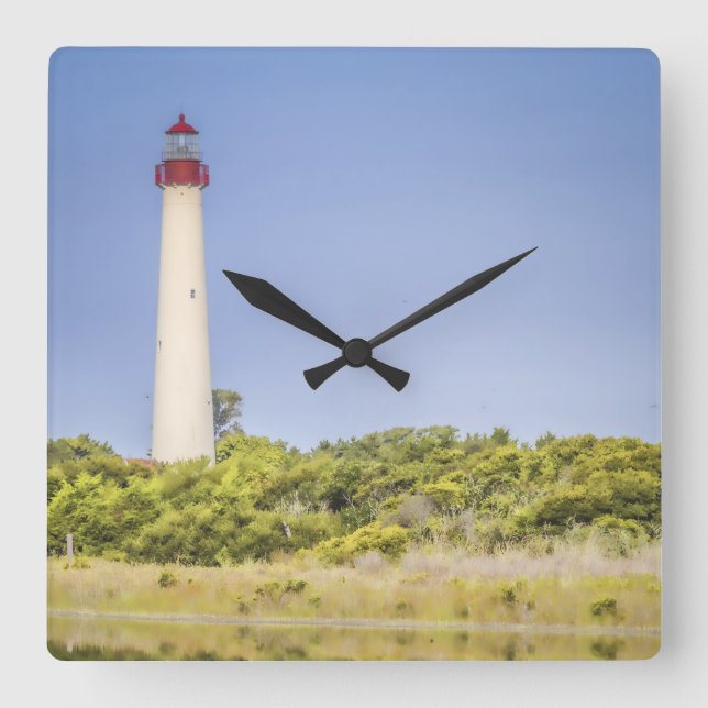 Carrée Horloge phare du Cap May (Recto)